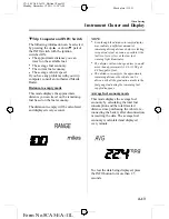 Preview for 135 page of Mazda 2012  CX5 Owner'S Manual