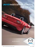 Предварительный просмотр 1 страницы Mazda 2013 MX-5 Miata Smart Start Manual