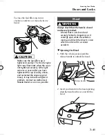 Предварительный просмотр 96 страницы Mazda 2014 MX-5 Miata Owner'S Manual