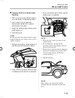 Предварительный просмотр 106 страницы Mazda 2014 MX-5 Miata Owner'S Manual