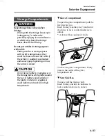 Предварительный просмотр 298 страницы Mazda 2014 MX-5 Miata Owner'S Manual