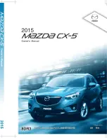 Mazda 2015 CX-5 Owner'S Manual предпросмотр