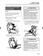 Предварительный просмотр 27 страницы Mazda 3 2007 Owner'S Manual