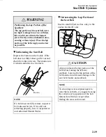 Предварительный просмотр 33 страницы Mazda 3 2007 Owner'S Manual