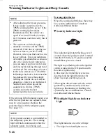 Предварительный просмотр 168 страницы Mazda 3 2007 Owner'S Manual