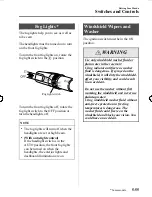 Предварительный просмотр 177 страницы Mazda 3 2007 Owner'S Manual