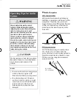 Предварительный просмотр 201 страницы Mazda 3 2007 Owner'S Manual