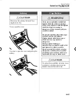 Предварительный просмотр 245 страницы Mazda 3 2007 Owner'S Manual