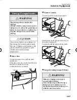 Предварительный просмотр 247 страницы Mazda 3 2007 Owner'S Manual