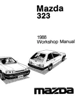 Mazda 323 1988 Workshop Manual предпросмотр