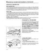 Предварительный просмотр 4 страницы Mazda 323 1988 Workshop Manual