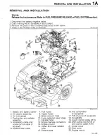 Предварительный просмотр 44 страницы Mazda 323 1988 Workshop Manual