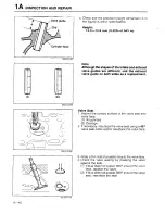 Предварительный просмотр 59 страницы Mazda 323 1988 Workshop Manual