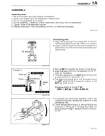 Предварительный просмотр 70 страницы Mazda 323 1988 Workshop Manual