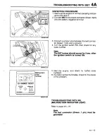 Предварительный просмотр 213 страницы Mazda 323 1988 Workshop Manual