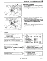 Предварительный просмотр 221 страницы Mazda 323 1988 Workshop Manual