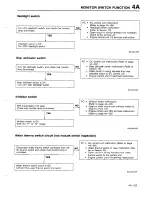 Предварительный просмотр 223 страницы Mazda 323 1988 Workshop Manual