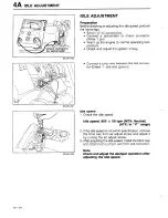 Предварительный просмотр 224 страницы Mazda 323 1988 Workshop Manual