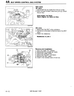 Предварительный просмотр 232 страницы Mazda 323 1988 Workshop Manual