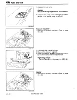 Предварительный просмотр 244 страницы Mazda 323 1988 Workshop Manual