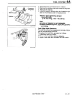 Предварительный просмотр 245 страницы Mazda 323 1988 Workshop Manual