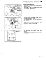 Предварительный просмотр 285 страницы Mazda 323 1988 Workshop Manual