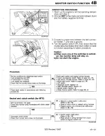 Предварительный просмотр 295 страницы Mazda 323 1988 Workshop Manual