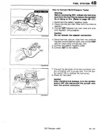 Предварительный просмотр 311 страницы Mazda 323 1988 Workshop Manual