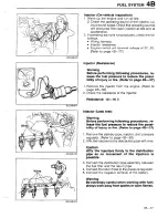 Предварительный просмотр 319 страницы Mazda 323 1988 Workshop Manual