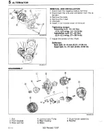 Предварительный просмотр 373 страницы Mazda 323 1988 Workshop Manual