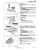 Предварительный просмотр 469 страницы Mazda 323 1988 Workshop Manual