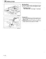 Предварительный просмотр 504 страницы Mazda 323 1988 Workshop Manual