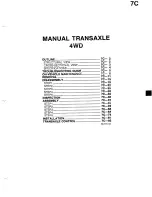 Предварительный просмотр 508 страницы Mazda 323 1988 Workshop Manual