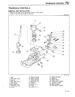 Предварительный просмотр 594 страницы Mazda 323 1988 Workshop Manual