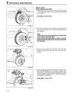 Предварительный просмотр 614 страницы Mazda 323 1988 Workshop Manual