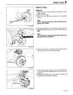 Предварительный просмотр 629 страницы Mazda 323 1988 Workshop Manual