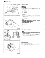 Предварительный просмотр 636 страницы Mazda 323 1988 Workshop Manual