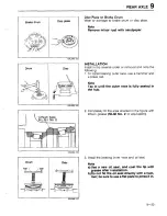 Предварительный просмотр 639 страницы Mazda 323 1988 Workshop Manual