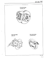 Предварительный просмотр 745 страницы Mazda 323 1988 Workshop Manual