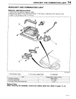 Предварительный просмотр 829 страницы Mazda 323 1988 Workshop Manual