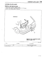 Предварительный просмотр 835 страницы Mazda 323 1988 Workshop Manual