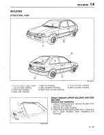 Предварительный просмотр 857 страницы Mazda 323 1988 Workshop Manual