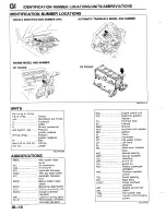 Предварительный просмотр 12 страницы Mazda 323 Protege 1992 Workshop Manual