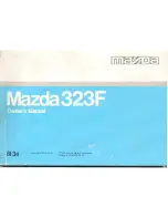 Mazda 323F Owner'S Manual preview