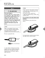 Предварительный просмотр 70 страницы Mazda 5 2006 Owner'S Manual