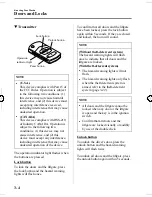 Предварительный просмотр 72 страницы Mazda 5 2006 Owner'S Manual