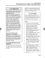 Предварительный просмотр 145 страницы Mazda 5 2006 Owner'S Manual