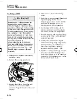 Предварительный просмотр 262 страницы Mazda 5 2006 Owner'S Manual