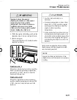 Предварительный просмотр 265 страницы Mazda 5 2006 Owner'S Manual