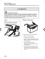 Предварительный просмотр 274 страницы Mazda 5 2006 Owner'S Manual